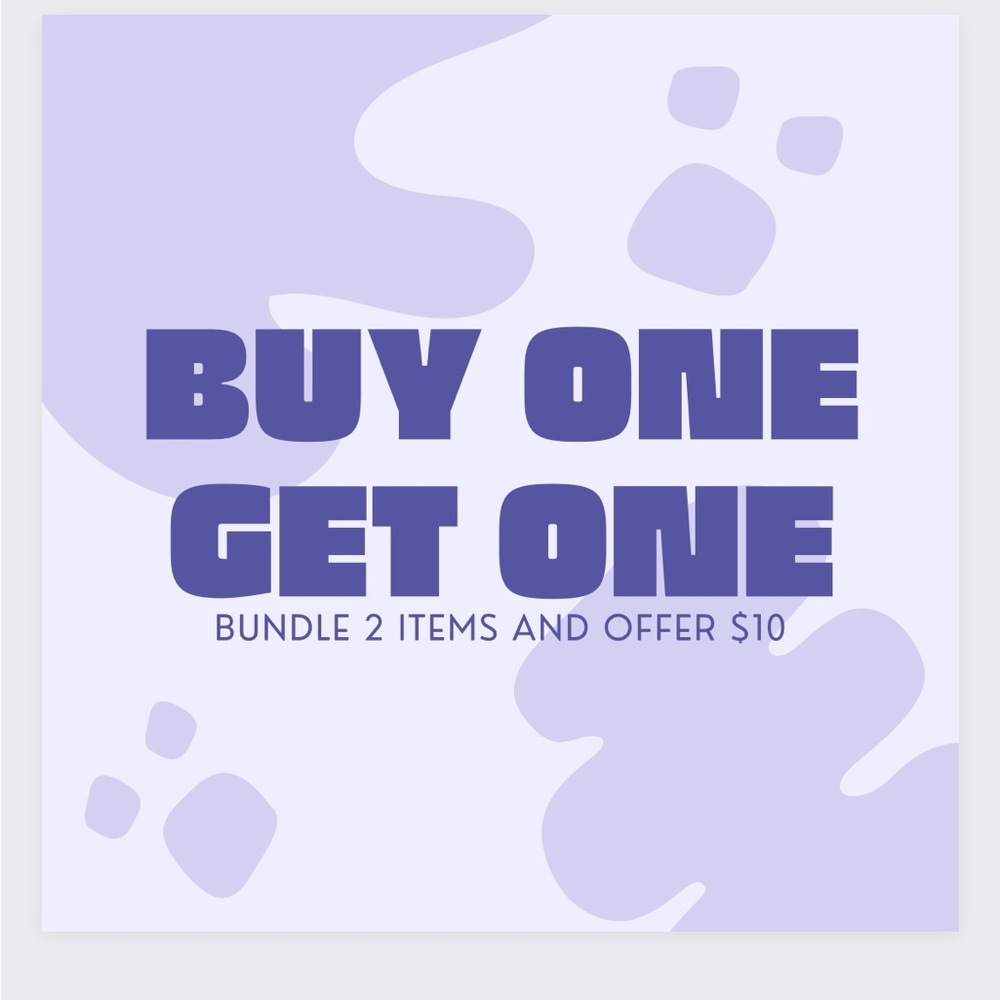 Buy one get one free…